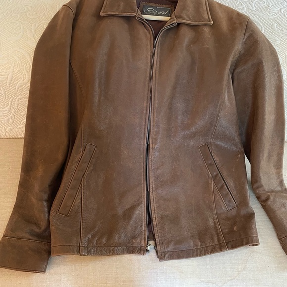 Men’s leather coat - Picture 2 of 4